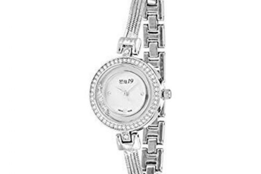 Still 19 - Women's Mother of Pearl Dial Stainless Steel Band Watch